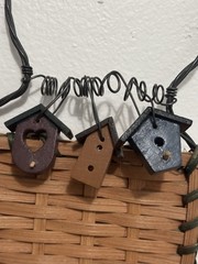 Cute Little Woven Wall Hanging Basket To Store Small Items In 5” X 3”