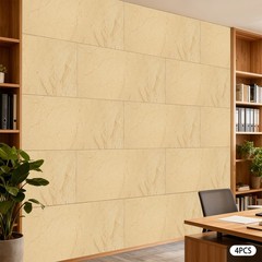 4PCS PU Panels Faux Stone Wall Panels for Interior Wall Decor Home Office