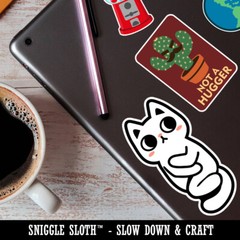 Round Gem Diamond Cut Jewelry Laptop Water Bottle Sticker 5 Pack