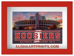 Indiana University Memorial Stadium Bloomington at Dawn National Champions 16-0