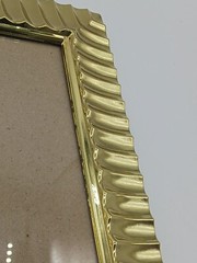 Brass Madison Collection 8×10 Photo Picture Frame Free Standing or Wall Hanging