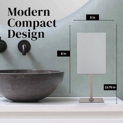 Aptations Mirror Image Minimalist Rectangular Free Standing Mirror