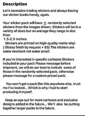 Flintstones Retro Cartoon Stickers Matte Vinyl Water Resistant 5 Pack