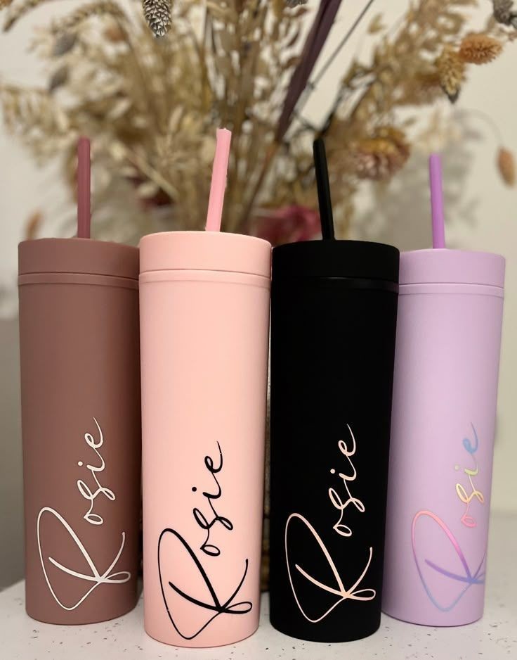 Personalized Name Custom Vinyl Decal For Your plastic Tumbler Sticker
