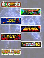 80’s Arcade Retro Sticker Pack