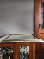 Vintage Gold Acrylic Framed Wall Mirror Accent Mirror • 22½»×18½»