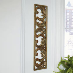 Candelario 42 In. X 10 In. Gold by Ashley Wood Work Wall Art