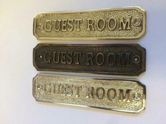 Customized Cast brass custom door signs – Personalized plaques – Outdoor plaques
