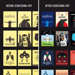 Official IMDb Top 100 Movies Scratch Off Poster | Premium Bucket List – Made …