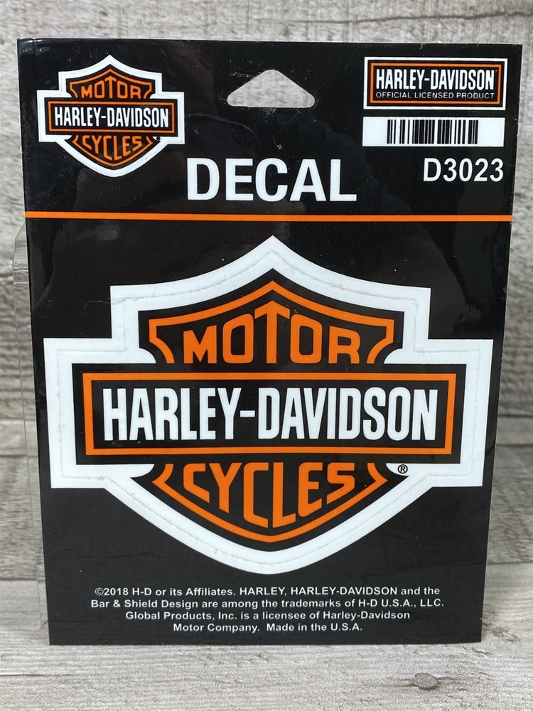 2018 Harley Davidson Motorcycles Bar & Shield Decal – 2 Stickers – New