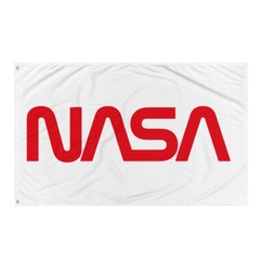 NASA Worm Logo Flag