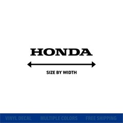 Honda Logo Decal – Vinyl Sticker for Motorcycle, Bike, Car, or Truck Window