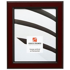 Craig Frames Mossehaus, 1.375″ Wide Mahogany Red Traditional Picture Frame
