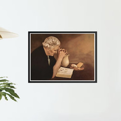 Grace and Gratitude Print: Praying Over Bread by Eric Enstrom Christian Art Prin