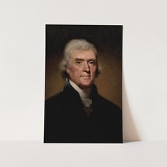 Thomas Jefferson 3rd U.S. President America USA History Wall Art Poster Print
