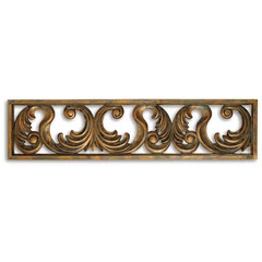 Candelario 42 In. X 10 In. Gold by Ashley Wood Work Wall Art