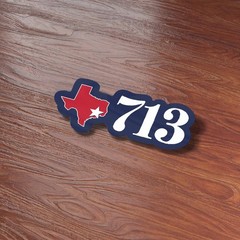 713 Houston Area Code Sticker – Cool Texas Decals