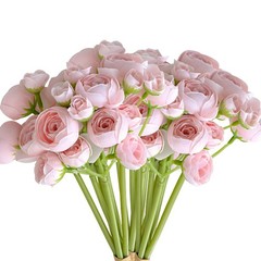 36Pcs Ranunculus Artificial Flowers Mini Cream Fake Flowers for Wedding Bouquet