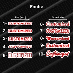 Custom LOGO company Emblem – Acrylic Car Badge w/ Your Text MULTICOLOR