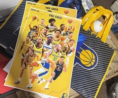 NBA Tyrese Haliburton Indiana Pacers “YES ’CERS” Vertical Wall Print… Pacers LOT
