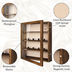Shadow Box Frame 11×14, Deep Shadow Box Display Case with Linen Back and Removab