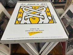 KEITH HARING Art Attack on AIDS, 1988
