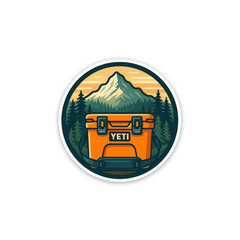Yeti Cooler Sticker 4 Inch Vinyl Decal Waterproof High Res/Quality