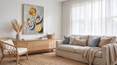 Oysters and Wine Art Poster Oil Painting Impressionist Kitchen Wall Decor Print
