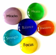 Focus Stones, 6 Inspiring, Encouraging and Motivating Single Words Imprinted on