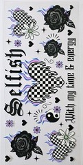 Selfish UV DTF Transfer Sticker Wrap Tumbler UVDTF BUY 10+ GET COMBINED SHIPPING