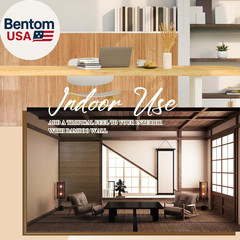 2 Pcs Natural Bamboo Wall Panel for Interior Wall 48»X96» Bamboo Covering Rene