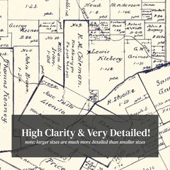 Old Map of Lee County, TX 1888 – Vintage Texas Art