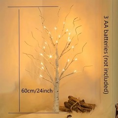 PEIDUO Artificial Tree for Easter Decorations, 2 FT Birch