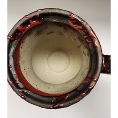 Uttermost 2 PC Red Rustic Ceramic Home Decorative Vase