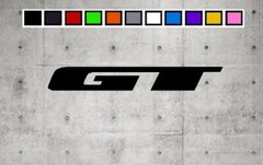 GT LOGO Vinyl Decal Sticker Emblem Car Truck Window 4″ 6″ 8″