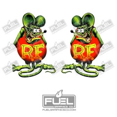 Rat Fink Vintage Automotive Premium Vinyl Decal – Multiple Sizes