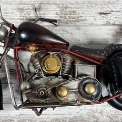 Vintage HomeGoods Motorcycle Metal Model Art Home Decor 15” 1/6 Scale