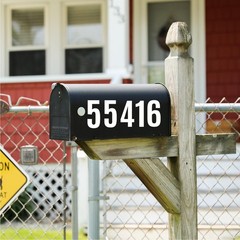 Large 4-inch number decals, 5 sheets of self-adhesive house number stickers