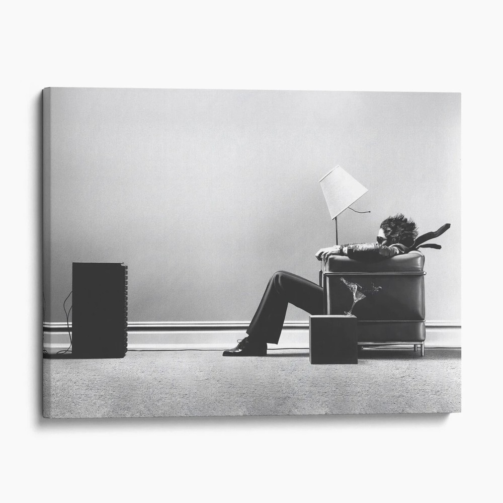 The Blown Away Guy Ad 1979 Speaker Tape 1970s Canvas Print Wall Art
