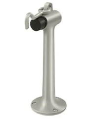Deltana DSF830 8 Inch Solid Brass Floor Mounted Gooseneck Door – Nickel