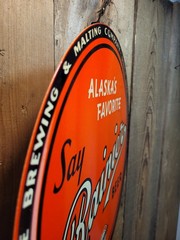 Vintage Rainier Beer Ad Reproduction Metal Sign FREE SHIPPING
