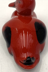 VTG Royal Doulton Flambe Small Resting Duck Figurine HN148B 3 x 1-5/8 x 1-3/4″