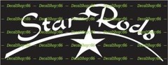 Star Fishing Rods – Outdoor Sports – Vinyl Die-Cut Peel N’ Stick Decal/Sticker