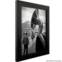 1WB3BK 11 by 15-Inch Picture Frame, Smooth Wrap Finish, 1-Inch Wide, Black