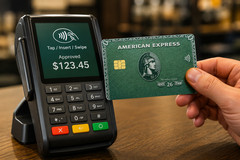 American Express Green Credit Card Skin Debit Card Sticker