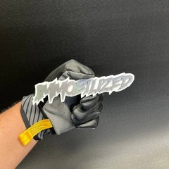 1x Immobilized Custom Text 3D Acrylic Car Emblem Badge Multicolor Laser Cut