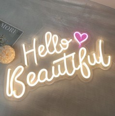 Custom Name Glow Sign | Aesthetic Neon Sign| Minimalist Custom LED Sign