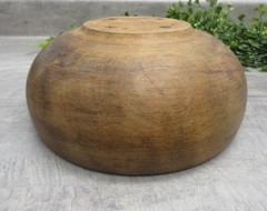 9 Inch Wooden Bowl Hand Made Green Mountain Woodcrafters Vermont Primitive