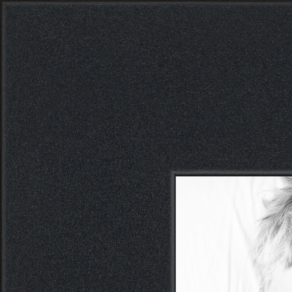 ArtToFrames Custom Picture Poster Frame Satin Black 1.25″ Wide