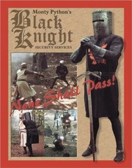 New Monty Python’s Black Knight Decorative Metal Tin Sign Made in the USA